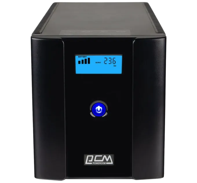 Powercom RPT-2000AP LCD Schuko Джерело безперебійного живлення