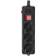 Gembird SPG3-G-6B-PRO Мережевий фільтр 1.8 м кабель 3 розеток