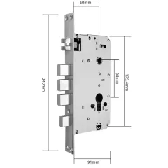 SEVEN LOCK 6068 Врезная часть SEVEN LOCK 6068 Врезная часть