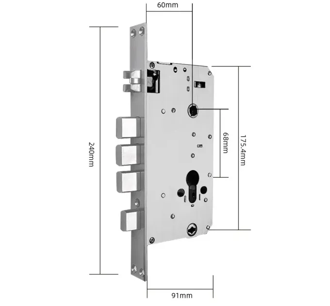 SEVEN LOCK 6068 Врезная часть SEVEN LOCK 6068 Врезная часть