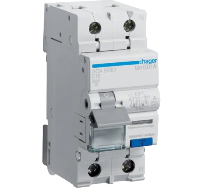 Hager ACA966D Дифавтомат Hager ACA966D Дифавтомат