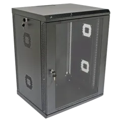 19"15U, 600х500х773 мм Шкаф акриловое стекло черный