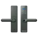 SEVEN LOCK SL-7740BF grey (врезная часть 5050) Умный дверной биометрический замок