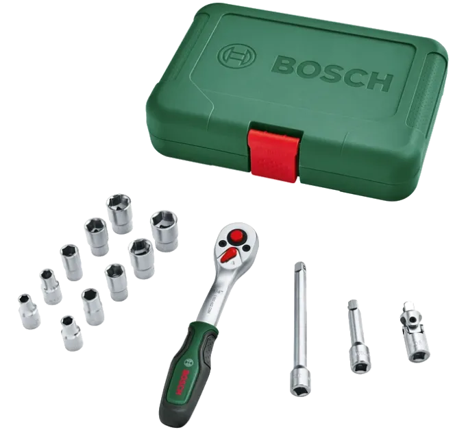 Bosch (1600A02BY0) 1/4" 14 шт Набор торцевых головок Bosch (1600A02BY0) 1/4" 14 шт Набор торцевых головок