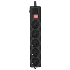 Gembird SPG5-G-15B-PRO 4.5 м кабель 5 розеток Сетевой фильтр