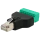 RJ-45(M) (8 контактів) з клемами під кабель Роз'єм