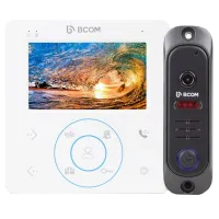 BCOM BD-480 White Kit Комплект відеодомофона