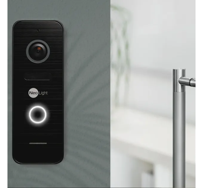 Neolight KAPPA+ HD WF + PRIME FHD Black з кутком Комплект відеодомофону
