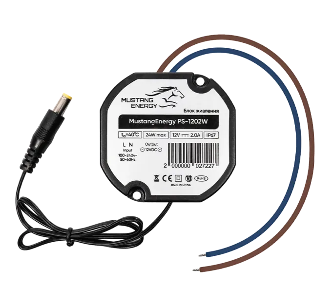 Mustang Energy PS-1202W IP67 Блок питания Mustang Energy PS-1202W IP67 Блок питания