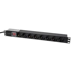 Trinix TRX-PDU/8M-16А Black Блок розеток Trinix TRX-PDU/8M-16А Black Блок розеток