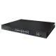 UTP3218TS-PSB 16 портов 10/100 Мбит/с PoE+ 2 порта Gigabit RJ-45 (1 порт комбинированный SFP)