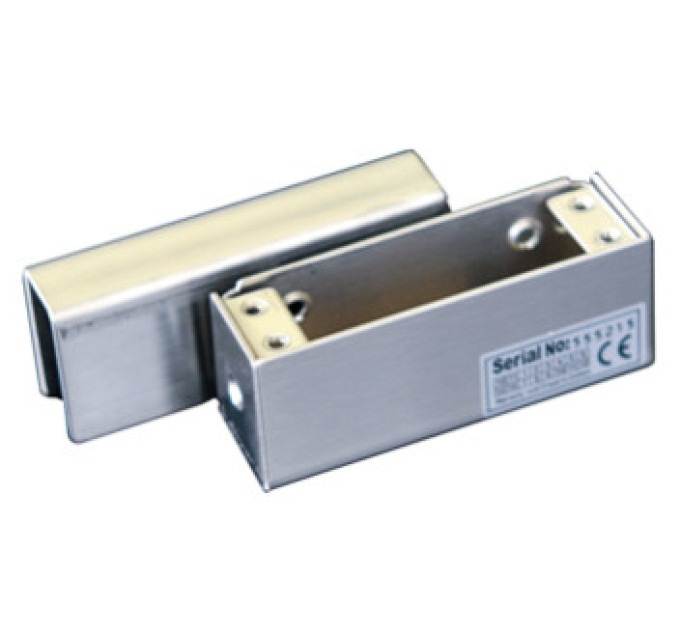 Yli Electronic BBK-600 с креплением на стеклянную дверь без рамы Ответная планка Yli Electronic BBK-600 с креплением на стеклянную дверь без рамы Ответная планка