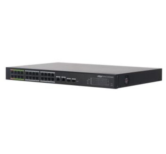 DH-LR2226-24ET-360 24-портовый управляемый PoE коммутатор c 8 портами ePoE DH-LR2226-24ET-360 24-портовый управляемый PoE коммутатор c 8 портами ePoE