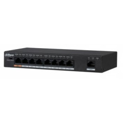Dahua DH-PFS3009-8ET1GT-96 POE Коммутатор 8 портов неуправляемый Dahua DH-PFS3009-8ET1GT-96 POE Коммутатор 8 портов неуправляемый