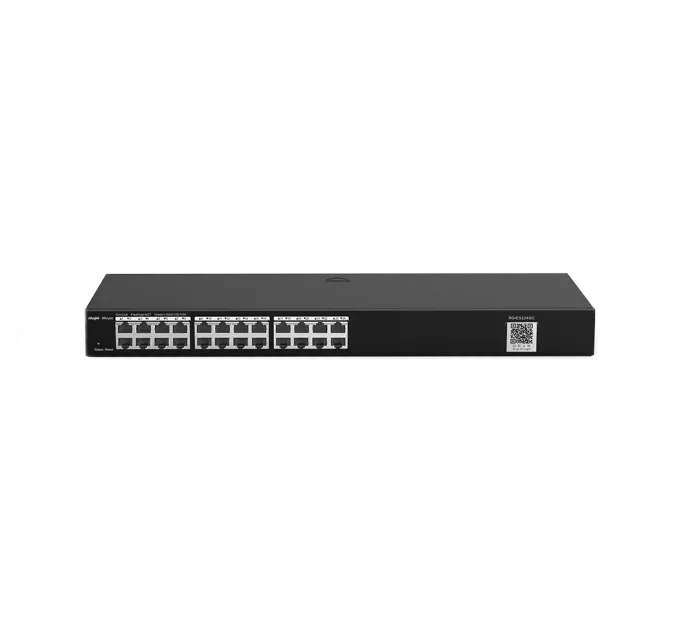 Ruijie RG-ES224GC 24-портовый гигабитный интеллектуальный коммутатор Ruijie RG-ES224GC 24-портовый гигабитный интеллектуальный коммутатор