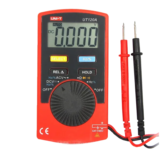 UNI-T UT120A Цифровой мультиметр карманный UNI-T UT120A Цифровой мультиметр карманный