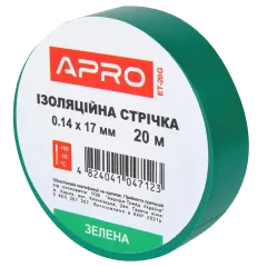 APRO 0.14х17 мм 20 м Изоляционная лентазеленая 