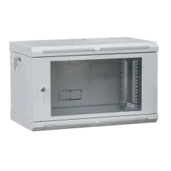 VAGO TC Шкаф телекоммуникационный 19", настенный 9U (505х600х600) дверь акрил, серый VAGO TC Шкаф телекоммуникационный 19", настенный 9U (505х600х600) дверь акрил, серый