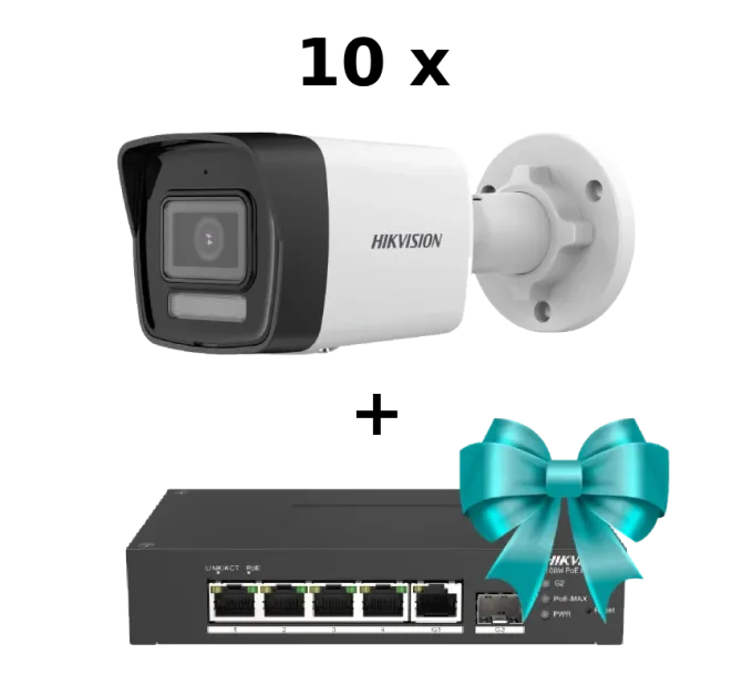 DS-2CD1043G2-IUF 4МП (2.8мм) з мікрофоном IP відеокамера Hikvision