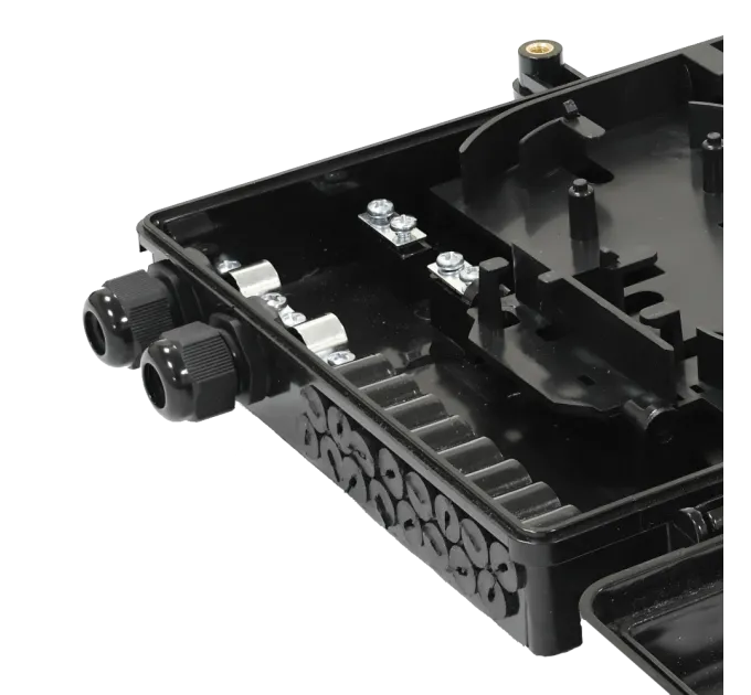 Simplex 16xSC IP65/54 2-вводы Распределительный уличный оптический бокс
