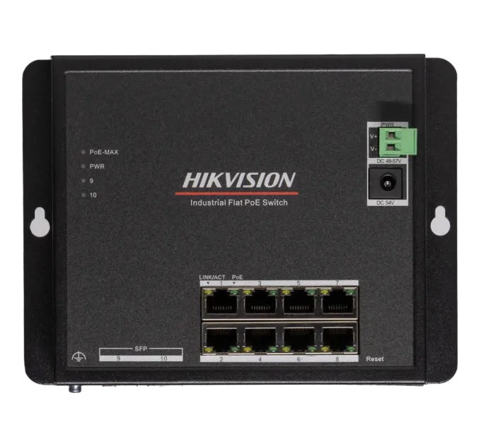 Hikvision DS-3T1510P-SI-FLT/No Power unit (без блока питания) Коммутатор 8 портов управляемый Hikvision DS-3T1510P-SI-FLT/No Power unit (без блока питания) Коммутатор 8 портов управляемый