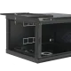 19" 6U, 600x400x373мм акриловое стекло, черный Шкаф