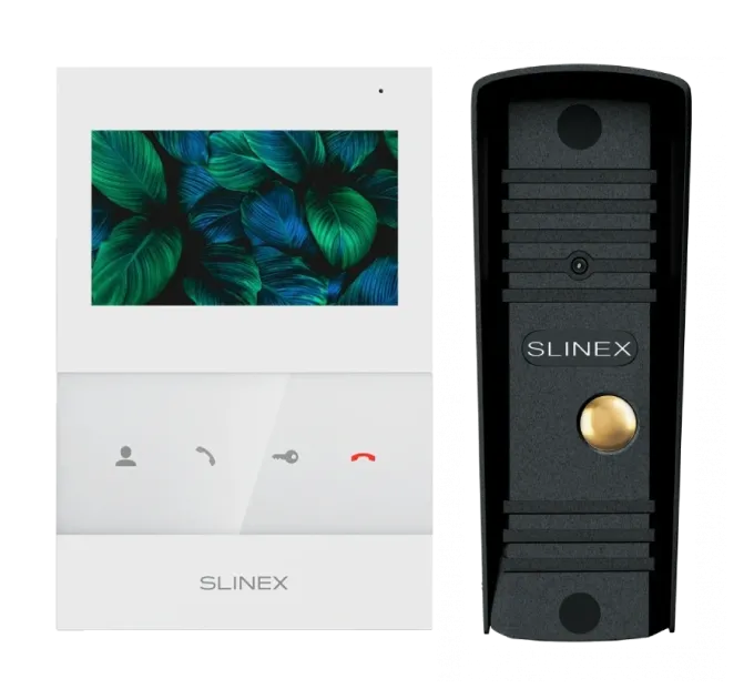 Slinex SQ-04 White + ML-16HR (черный) Комплект видеовідомофона Slinex SQ-04 White + ML-16HR (черный) Комплект видеовідомофона