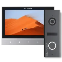 Slinex SK 7 Cloud (Slinex SK 7 Cloud grey + ML-17HD graphite) Комплект відеодомофон + панель виклику