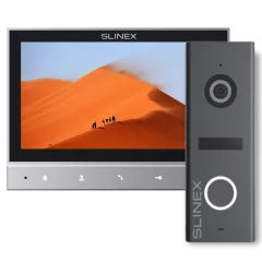 Slinex SK 7 Cloud (Slinex SK 7 Cloud grey + ML-17HD graphite) Комплект видеодомофон + панель вызова Slinex SK 7 Cloud (Slinex SK 7 Cloud grey + ML-17HD graphite) Комплект видеодомофон + панель вызова