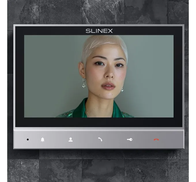Slinex SK 7 Cloud (Slinex SK 7 Cloud grey + ML-17HD graphite) Комплект видеодомофон + панель вызова