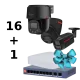 WIZCOLOR KIT 16+1(robot black+fix black) Комплект Dahua