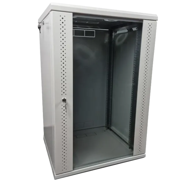 EServer 15U 600х600х773 скло, сіра Шафа