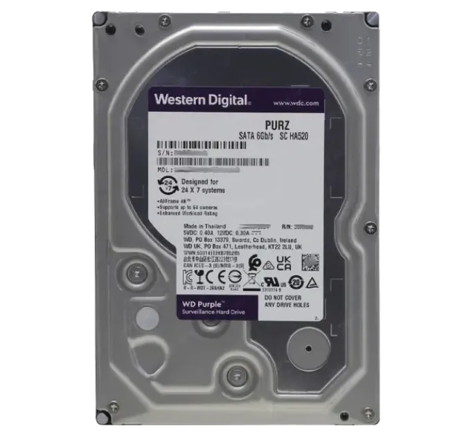 Western Digital Purple 3.5" 4TB (WD43PURZ) Жорсткий диск