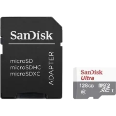 SANDISK Ultra microSDXC 128GB + SD Adapter Class 10 UHS-I Карта пам'яті
