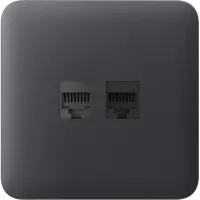 Ajax SoloCover (LAN) graphite Фронтальна панель