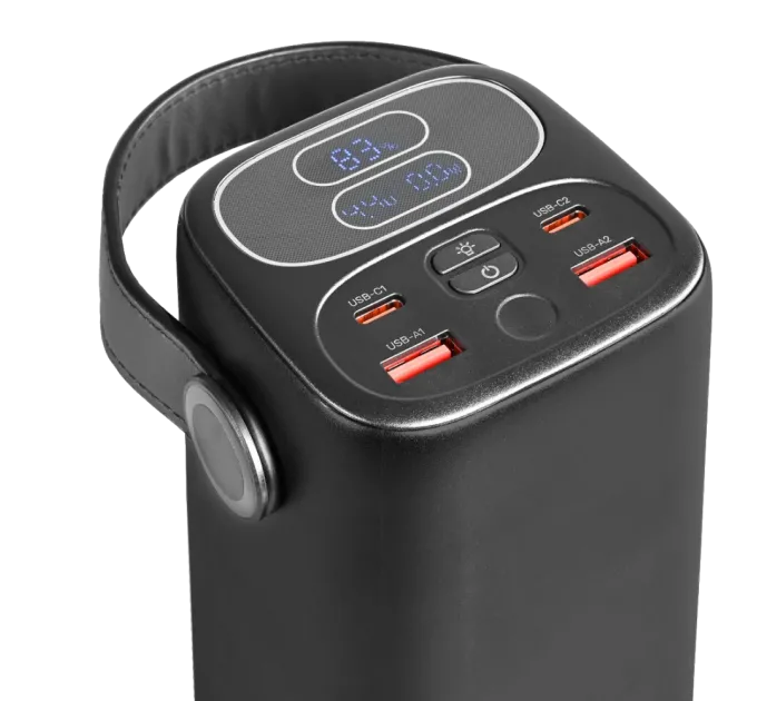 Videx TITANUM WC40 PD65W Black 40000mAh Повербанк