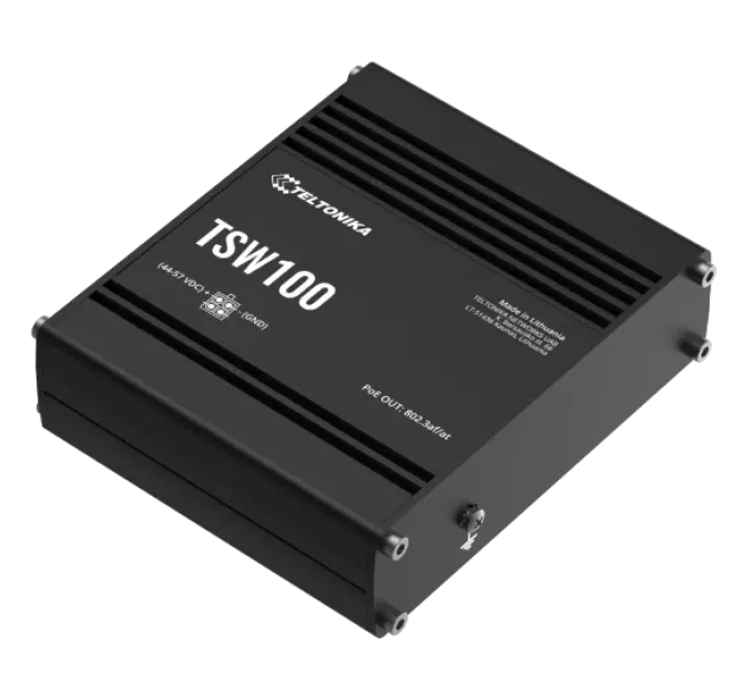 Teltonika TSW100 POE+ Комутатор 5 портів некерований