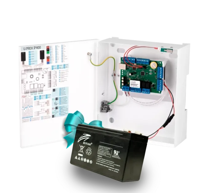 U-Prox IP400 + Ritar R-LFP12.8V6AH Комплект контроллера доступа и LFP аккумулятор U-Prox IP400 + Ritar R-LFP12.8V6AH Комплект контроллера доступа и LFP аккумулятор