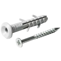 APRO SMTG-60040-C Дюбель-гвоздь быстрого монтажа полиэтиленовый гриб 6х40 (пач.100шт.)