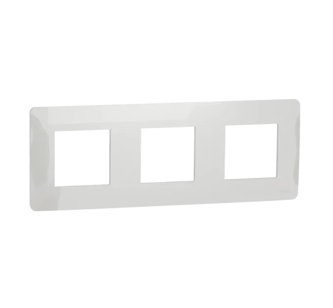 Schneider Electric New Unica NU200618 Рамка 3-постовая, белый Schneider Electric New Unica NU200618 Рамка 3-постовая, белый