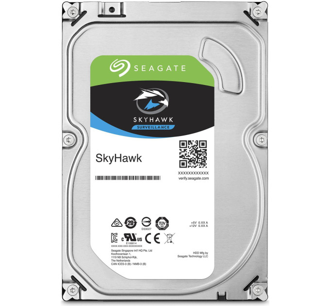 Seagate 3.5" SATA 3.0 2TB 5900 256MB SkyHawk ST2000VX015 Жесткий диск
