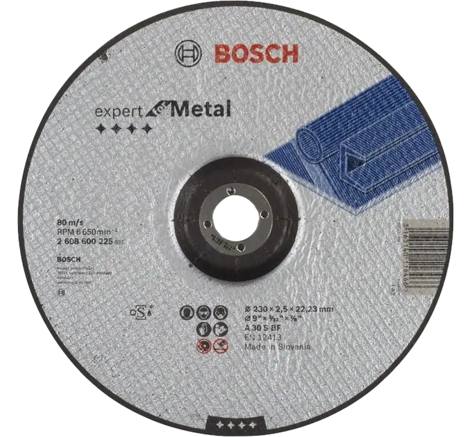 Bosch 230 x 2.5 мм (2608600225) Отрезной круг для металла Bosch 230 x 2.5 мм (2608600225) Отрезной круг для металла