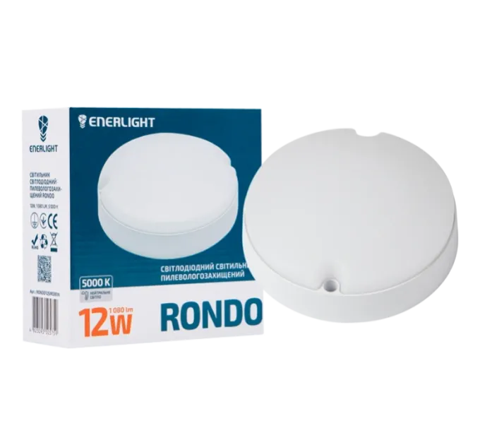 ENERLIGHT RONDO Светильник светодиодный 12Вт 5000К IP65