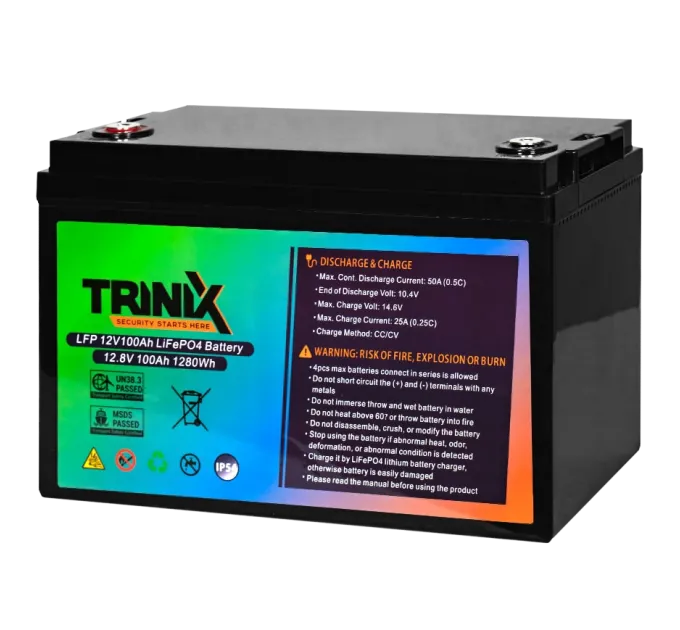 TRINIX LiFePo4 100 Ah 12V Аккумуляторная батарея TRINIX LiFePo4 100 Ah 12V Аккумуляторная батарея