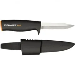 Fiskars K40 1001622 Нож общего назначения с чехлом Fiskars K40 1001622 Нож общего назначения с чехлом
