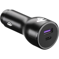 2E Dual USB Car Charger 38W USB-C Black (2E-ACR18PDQC-B) Зарядний пристрій автомобільний