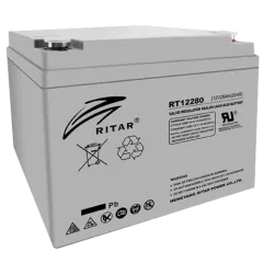 RITAR AGM RT12280 12V 28Ah Аккумуляторная батарея RITAR AGM RT12280 12V 28Ah Аккумуляторная батарея