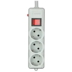 Gembird SPG3-G-6G-PRO Сетевой фильтр 1.8 м кабель 3 розеток Gembird SPG3-G-6G-PRO Сетевой фильтр 1.8 м кабель 3 розеток