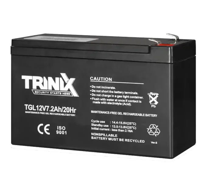 Trinix TGL12V7.2Ah/20Hr GEL Аккумуляторная батарея гелевая Trinix TGL12V7.2Ah/20Hr GEL Аккумуляторная батарея гелевая