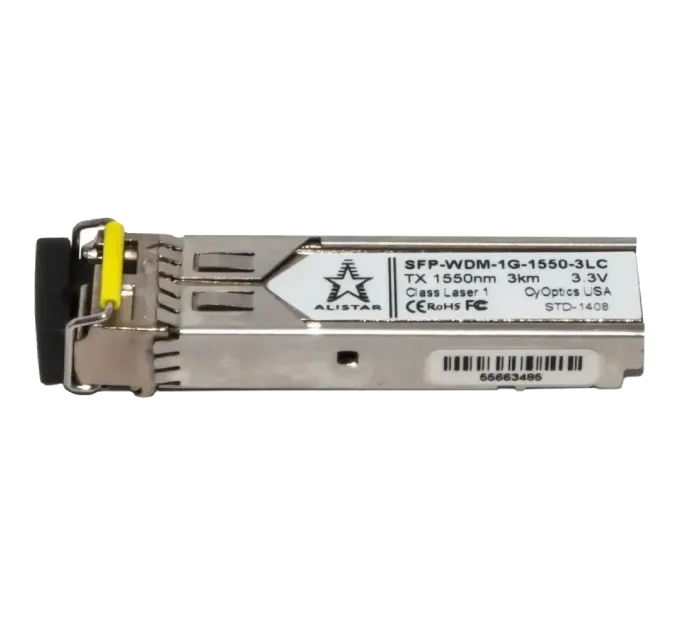 ALISTAR SFP-1G-BX-D-L03 SFP 1G 1SM WDM LC 3KM TX1550/RX1310nm DDM Модуль